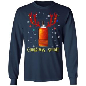 Christmas Spirit Reindeer Bulleit Bourbon Whisky Shirt