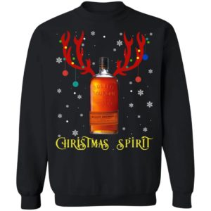 Christmas Spirit Reindeer Bulleit Bourbon Whisky Shirt
