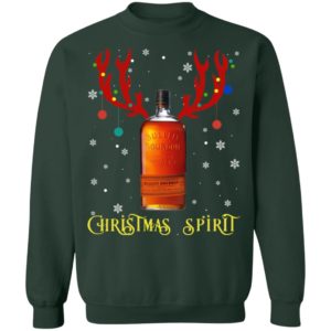Christmas Spirit Reindeer Bulleit Bourbon Whisky Shirt