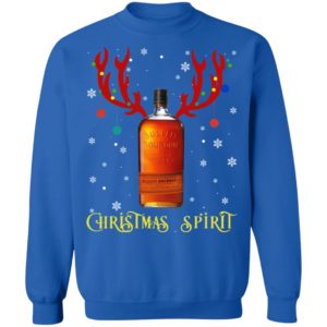 Christmas Spirit Reindeer Bulleit Bourbon Whisky Shirt