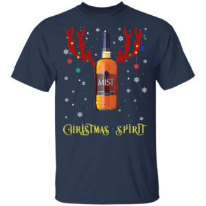 Christmas Spirit Reindeer Canadian Mist Whisky Shirt