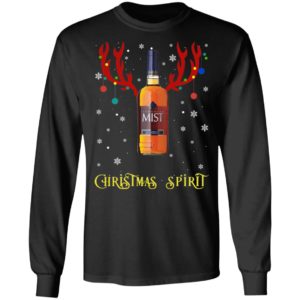 Christmas Spirit Reindeer Canadian Mist Whisky Shirt