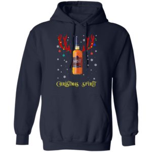 Christmas Spirit Reindeer Canadian Mist Whisky Shirt