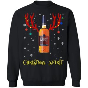 Christmas Spirit Reindeer Canadian Mist Whisky Shirt
