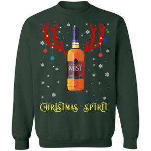 Christmas Spirit Reindeer Canadian Mist Whisky Shirt