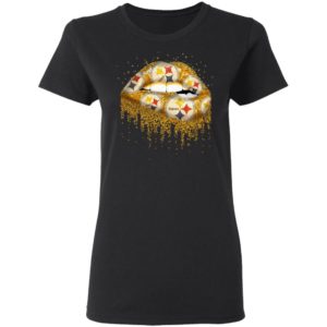 Pittsburgh Steelers Lip Ladies Shirt image Pittsburgh Steelers Lip Ladies Shirt