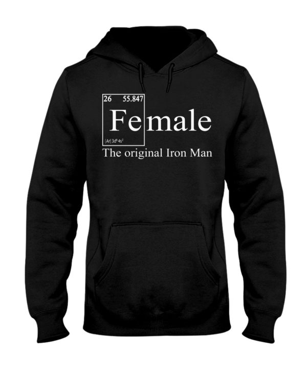 FE Female The Original Iron Man Science Shirt