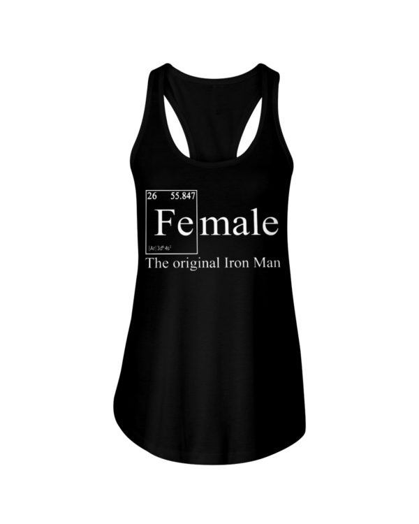 FE Female The Original Iron Man Science Shirt