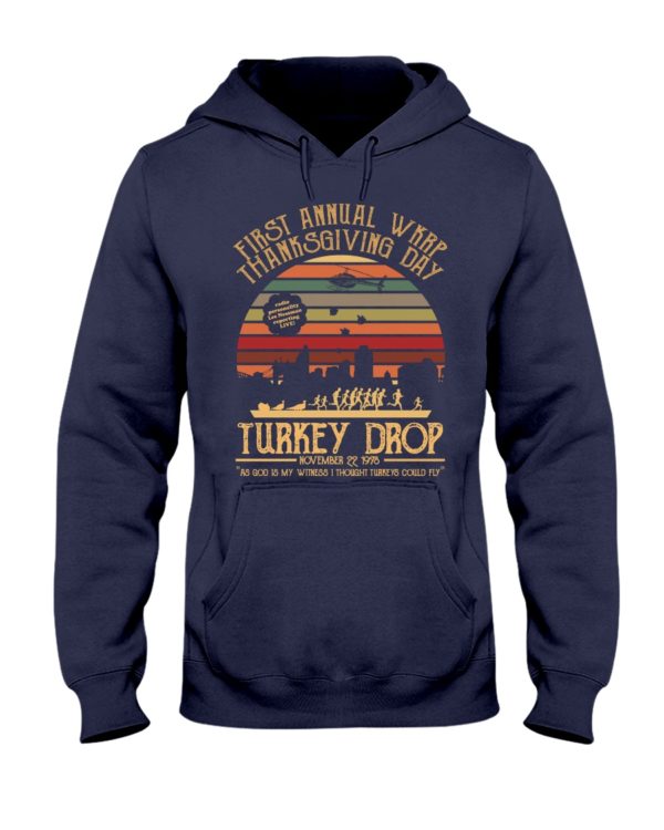 Turkey Drop | First Annual Wkrp Thanksgiving Day Shirt