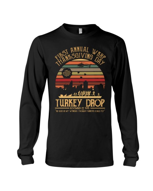 Turkey Drop | First Annual Wkrp Thanksgiving Day Shirt