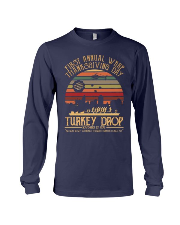 Turkey Drop | First Annual Wkrp Thanksgiving Day Shirt