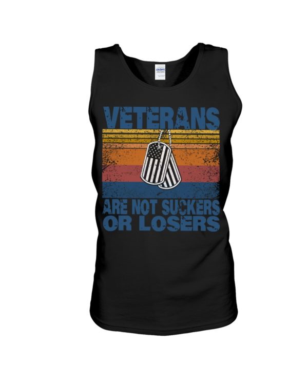 Veterans Are Not Suckers Or Losers Shirt