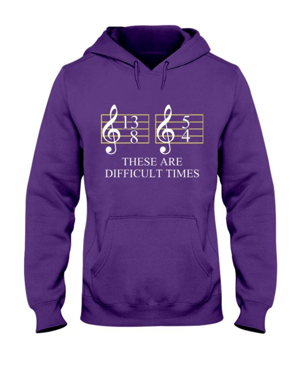 These Are Difficult Time by Music Symbol Shirt