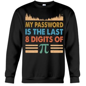My Password Is The Last 8 Digits Of Pi Shirt image My Password Is The Last 8 Digits Of Pi Shirt