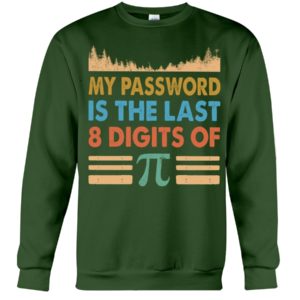 My Password Is The Last 8 Digits Of Pi Shirt image My Password Is The Last 8 Digits Of Pi Shirt