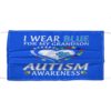 I Wear Blue For My Grandson Autism Awareness Face Mask