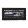 Supporting The Paws That Enforce The Laws Face Mask