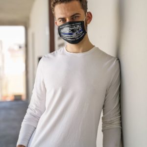 Supporting The Paws That Enforce The Laws Face Mask