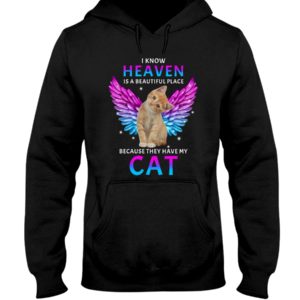 I Know Heaven Is A Beautiful Place Because They Have My Cat Shirt image I Know Heaven Is A Beautiful Place Because They Have My Cat Shirt