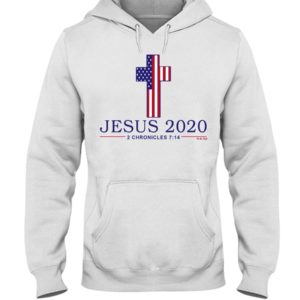 Jesus 2020 USA Flag Cross Shirt