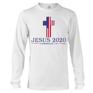 Jesus 2020 USA Flag Cross Shirt