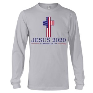 Jesus 2020 USA Flag Cross Shirt