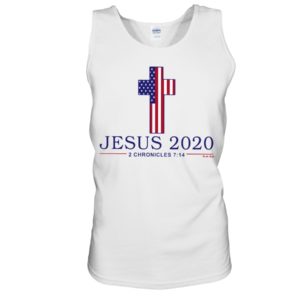 Jesus 2020 USA Flag Cross Shirt