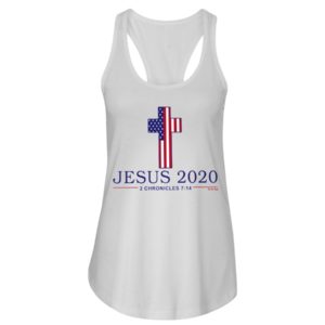 Jesus 2020 USA Flag Cross Shirt