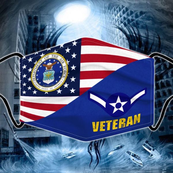 Department Of The Air Force Veteran Face Mask