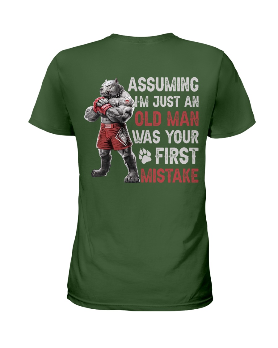 Assuming Im Just An Old Man Was Your First Mistake Shirt image Assuming Im Just An Old Man Was Your First Mistake Shirt