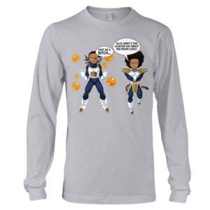 That He A Bitch,Riley What's The Scouter Say About His Power Lever?Shirt