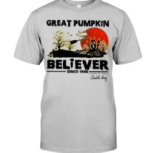 Snoopy Broom Great Pumpkin Believer Since 1966 Shirt