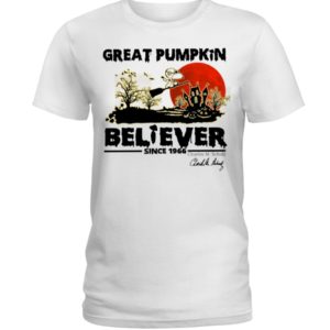 Snoopy Broom Great Pumpkin Believer Since 1966 Shirt