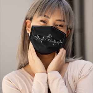 Tango Dancing My Heartbeat Face Mask