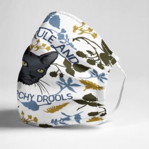Cat Rule And Patriarchy Drools Face Mask