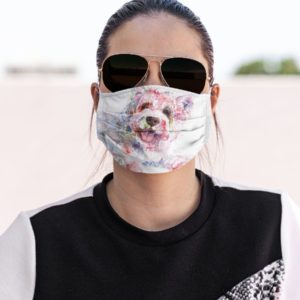 West Highland White Terrier Art Face Mask image West Highland White Terrier Art Face Mask