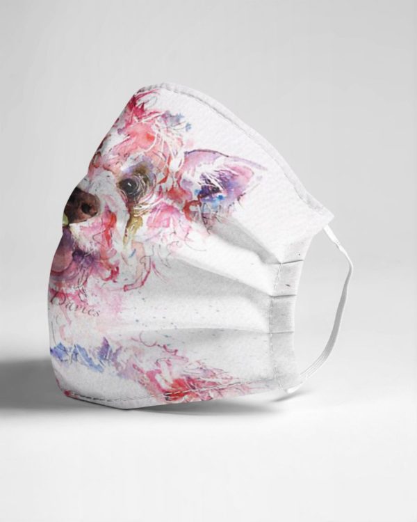West Highland White Terrier Art Face Mask