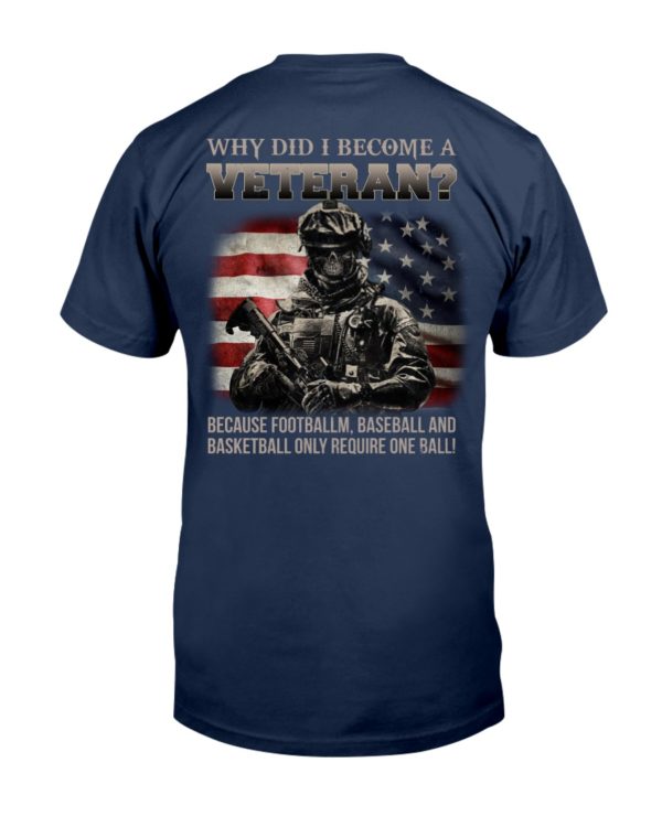 Why Did I Become A Veteran Shirt