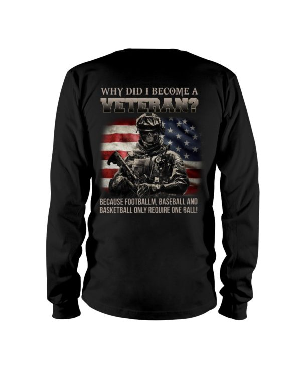 Why Did I Become A Veteran Shirt