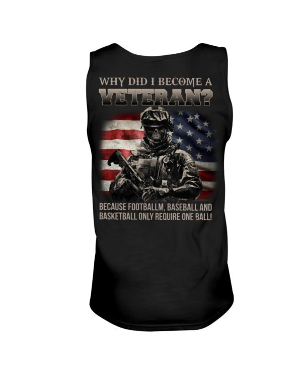 Why Did I Become A Veteran Shirt