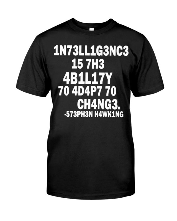 1N73LL1G3NC3 Best Gift For Science Lovers Shirt