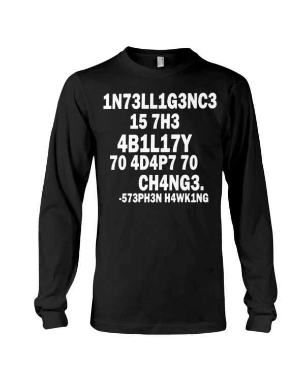 1N73LL1G3NC3 Best Gift For Science Lovers Shirt