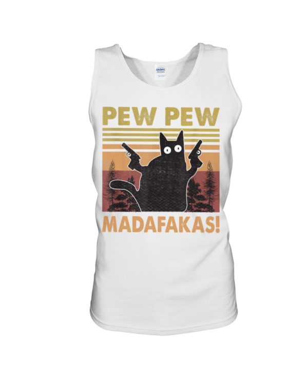 Pew Pew Madafakas Black Cat Shirt