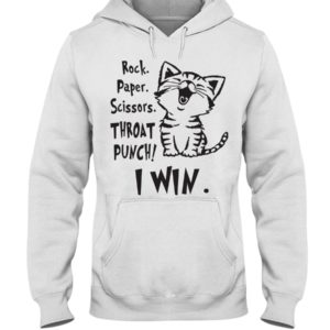 Rock Paper Scissors Throat Punch I Win Shirt