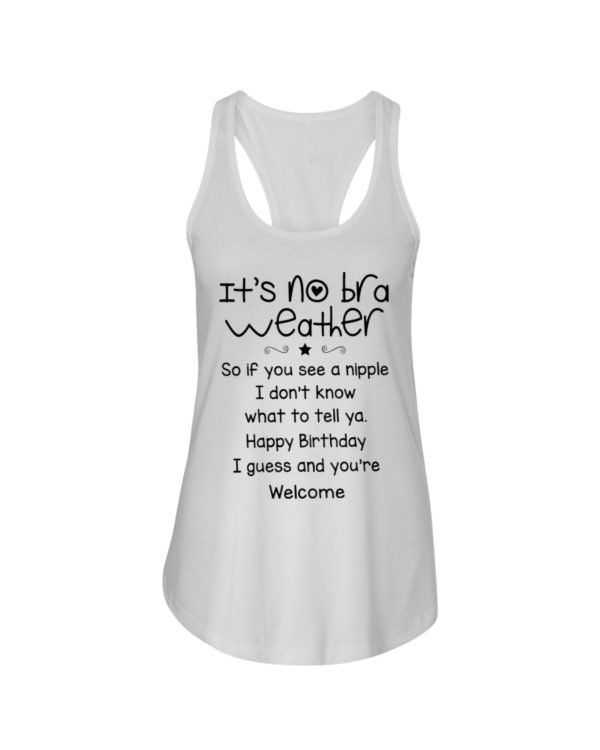 It's No Bra Weather, So If You See A Nipple Shirt