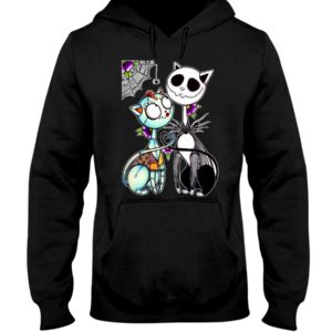Cat Mix Jack Skellington and Sally Shirt