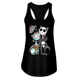 Cat Mix Jack Skellington and Sally Shirt