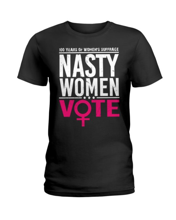 100 Years Of Women's Suffrage Masty Women Vote Shirt