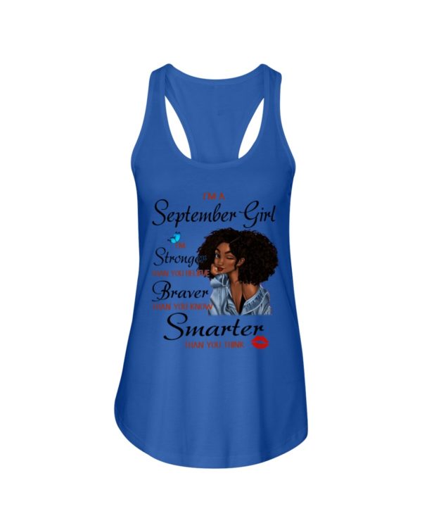 I'm A September Girl, I'm Strong Than You Believe Black Girl Shirt