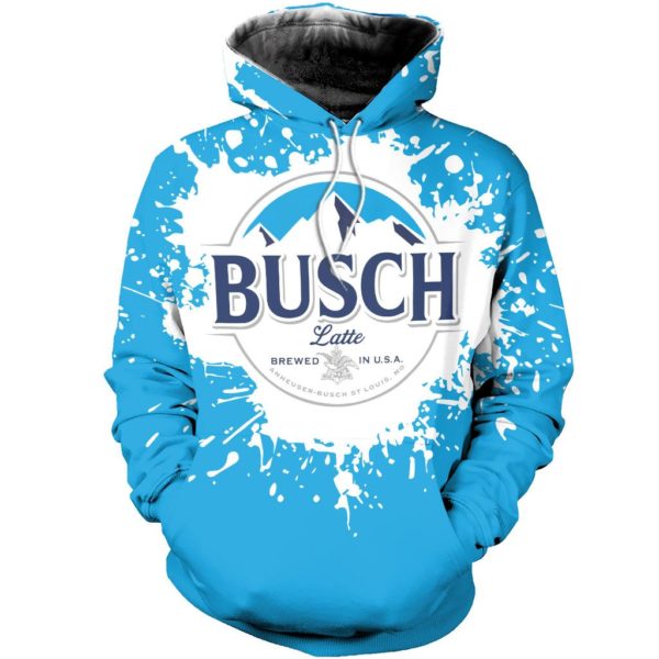 Busch Latte 3D Hoodie All Over Printed